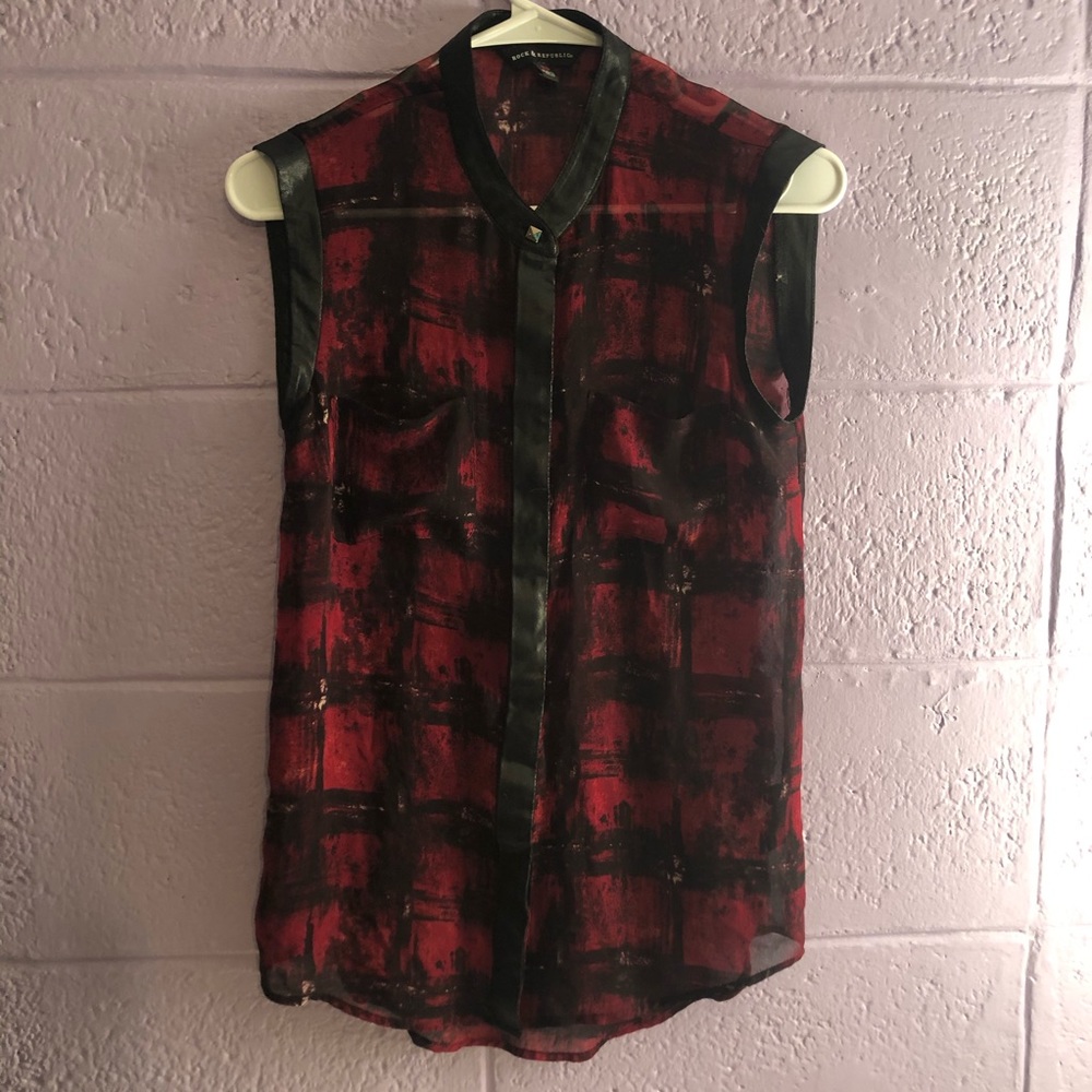 Rock & Republic Sheer Top